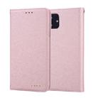 For iPhone 11 CMai2 Silk Texture Horizontal Flip Leather Case with Holder & Card Slots & Photo Frame & Wallet(Rose Gold) - 1