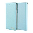 For iPhone 11 Pro Max CMai2 Silk Texture Horizontal Flip Leather Case with Holder & Card Slots & Photo Frame & Wallet(Mint Green) - 1