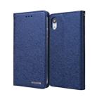 For iPhone XR CMai2 Silk Texture Horizontal Flip Leather Case with Holder & Card Slots & Photo Frame & Wallet(Royal Blue) - 1