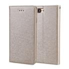 For iPhone 8 Plus & 7 Plus CMai2 Silk Texture Horizontal Flip Leather Case with Holder & Card Slots & Photo Frame & Wallet(Light Gold) - 1