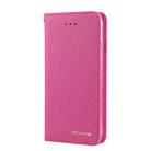 For iPhone SE 2020 & 8 & 7 CMai2 Silk Texture Horizontal Flip Leather Case with Holder & Card Slots & Photo Frame & Wallet(Rose Red) - 2