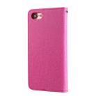 For iPhone SE 2020 & 8 & 7 CMai2 Silk Texture Horizontal Flip Leather Case with Holder & Card Slots & Photo Frame & Wallet(Rose Red) - 3