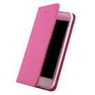 For iPhone SE 2020 & 8 & 7 CMai2 Silk Texture Horizontal Flip Leather Case with Holder & Card Slots & Photo Frame & Wallet(Rose Red) - 7