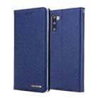 For Galaxy Note 10 CMai2 Silk Texture Horizontal Flip Leather Case with Holder & Card Slots & Photo Frame & Wallet(Royal Blue) - 1