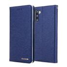 For Galaxy Note 10+ CMai2 Silk Texture Horizontal Flip Leather Case with Holder & Card Slots & Photo Frame & Wallet(Royal Blue) - 1