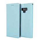 For Galaxy Note 9 CMai2 Silk Texture Horizontal Flip Leather Case with Holder & Card Slots & Photo Frame & Wallet(Mint Green) - 1