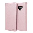 For Galaxy Note 9 CMai2 Silk Texture Horizontal Flip Leather Case with Holder & Card Slots & Photo Frame & Wallet(Rose Gold) - 1