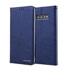 For Galaxy S10 CMai2 Silk Texture Horizontal Flip Leather Case with Holder & Card Slots & Photo Frame & Wallet(Royal Blue) - 1