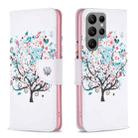 For Samsung Galaxy S23 Ultra 5G Drawing Pattern Leather Phone Case(Tree) - 1