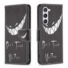 For Samsung Galaxy S23 5G Drawing Pattern Leather Phone Case(Smirk) - 1