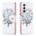 For Samsung Galaxy S23 5G Drawing Pattern Leather Phone Case(Tree) - 1