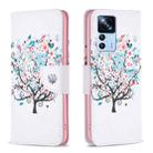 For Xiaomi 12T / 12T Pro / Redmi K50 Ultra Drawing Pattern Leather Phone Case(Tree) - 1