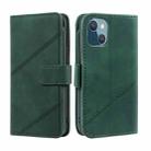 For iPhone 14 Plus Skin Feel Multi-card Wallet Leather Phone Case(Green) - 2