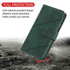 For iPhone 14 Plus Skin Feel Multi-card Wallet Leather Phone Case(Green) - 6