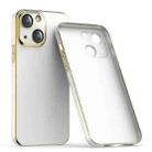For iPhone 14 Lens Protector Ultra-thin Electroplated PC Phone Case(White) - 1