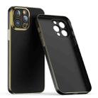 For iPhone 14 Pro Max Lens Protector Ultra-thin Electroplated PC Phone Case(Black) - 1