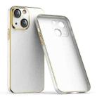 For iPhone 13 Lens Protector Ultra-thin Electroplated PC Phone Case(White) - 1