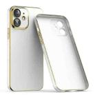 For iPhone 11 Lens Protector Ultra-thin Electroplated PC Phone Case(White) - 1