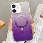For iPhone 12 Gradient Magsafe Phone Case(Purple) - 1