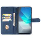 For vivo iQOO Neo7 / Neo7 SE Leather Phone Case(Blue) - 3