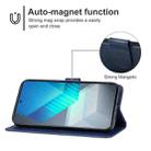 For vivo iQOO Neo7 / Neo7 SE Leather Phone Case(Blue) - 4