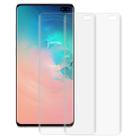 For Galaxy S10+ 2 PCS 3D Curved Full Cover Soft PET Film Screen Protector - 1