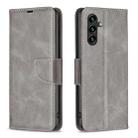 For Samsung Galaxy A14 5G Lambskin Texture Leather Phone Case(Grey) - 1
