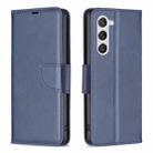 For Samsung Galaxy S23 5G Lambskin Texture Leather Phone Case(Blue) - 1