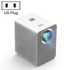 AUN ET50 4 inch 180 Lumens 1920x1080P Smart LED Mini Projector, Plug Type:US Plug(White) - 1