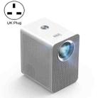 AUN ET50 4 inch 180 Lumens 1920x1080P Smart LED Mini Projector, Plug Type:UK Plug(White) - 1