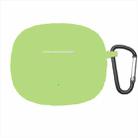 For Honor Earbuds X3 Earphone Silicone Protective Case with Hook(Matcha Green) - 1