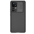 For Xiaomi Redmi K50 Ultra/12T NILLKIN CamShield Pro PC Phone Case(Black) - 1