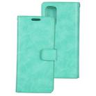 For Galaxy S20 Plus GOOSPERY Mansoor Series Crazy Horse Texture Horizontal Flip Leather Case With Bracket & Card Slot & Wallet(Mint Green) - 1