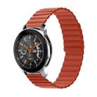 For Samsung Galaxy Watch5 40mm/44mm / Watch5 Pro Two-color Silicone Magnetic Watch Band(Red) - 1
