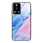 For Xiaomi Civi 2 Marble Pattern Glass Phone Case(Pink) - 1