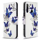 For Huawei P40 Lite E / Y7P Colored Drawing Horizontal Flip Leather Case with Holder & Card Slots & Wallet(Butterflies) - 1