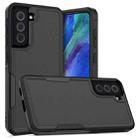 For Samsung Galaxy S21 FE 5G 2 in 1 PC + TPU Phone Case(Black) - 1