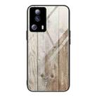 For Xiaomi Civi 2 Wood Grain Glass Phone Case(Grey) - 1
