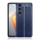 For Samsung Galaxy S23+ 5G Litchi Texture Shockproof TPU Phone Case(Blue) - 1