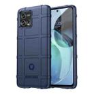 For Motorola Moto G72 Full Coverage Shockproof TPU Phone Case(Blue) - 1