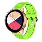 For Samsung Galaxy Watch5 40mm/44mm / Watch5 Pro Two-color Stitching Silicone Watch Band(Green) - 1