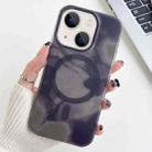 For iPhone 14 Plus Watercolor Magsafe Phone Case(Black) - 1