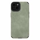 For iPhone 13 TPU Leather Phone Case(Green) - 1