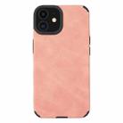 For iPhone 11 TPU Leather Phone Case(Pink) - 1