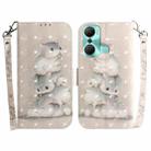 For Infinix Hot 12 Pro 3D Colored Horizontal Flip Leather Phone Case(Squirrels) - 1