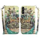 For Samsung Galaxy A14 5G 3D Colored Horizontal Flip Leather Phone Case(Zoo) - 1