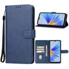 For OPPO A17k Leather Phone Case(Blue) - 1