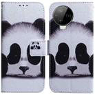 For Infinix Note 12 Pro 4G Coloured Drawing Horizontal Flip Leather Phone Case(Panda) - 1