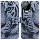 For Infinix Note 12 Pro 4G Coloured Drawing Horizontal Flip Leather Phone Case(Tiger) - 1