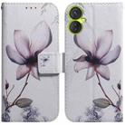 For Tecno Camon 19 Neo Coloured Drawing Horizontal Flip Leather Phone Case(Magnolia Flower) - 1